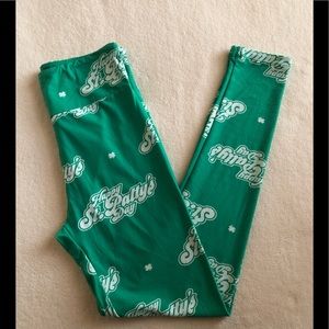 🆕LuLaRoe Leggings St. Patty’s Day☘️ Designed One Size Fits 0-6